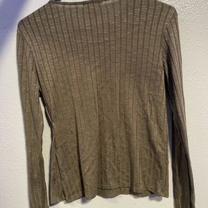 Green Long Sleeve Blouse